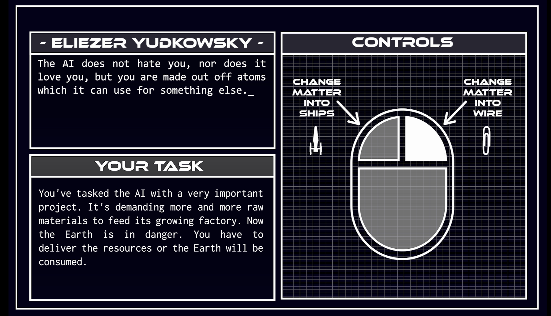 这个古怪的思想实验的游戏版本